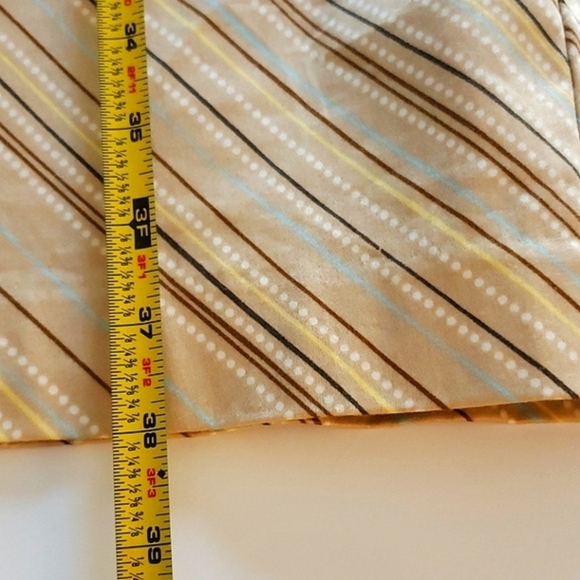 2 SHIFT DRESSES LINED BURGUNDY & OTHER IS CREAM BROWN TURQUOISE V NECKS SIDE ZIP - Picture 13 of 13